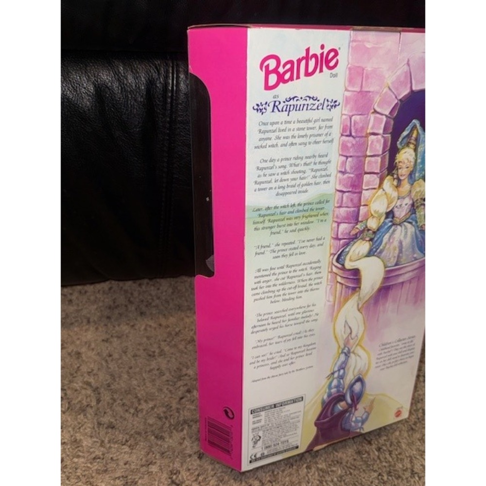 Barbie Childrens Collector Series Rapunzel Doll The Fairy Tale Beauty - Picture 7 of 8